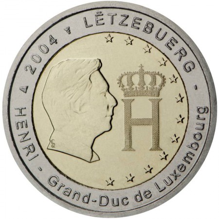 Luxembursko - Portrét a monogram Veľkovojvodu Henriho